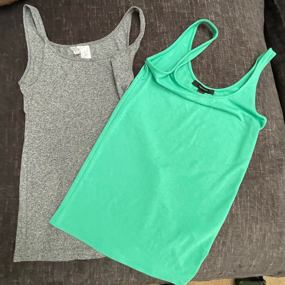 Two tank tops